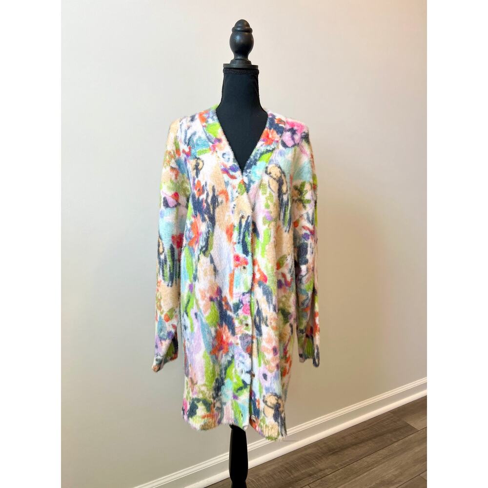 STINE GOYA Multicolor Abstract Cardigan - Picture 2 of 4